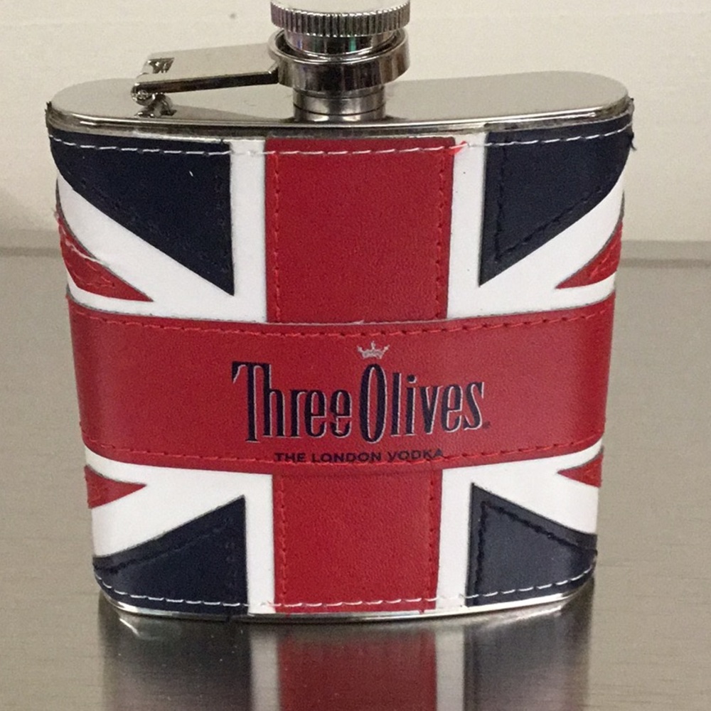 Three  Olives flask